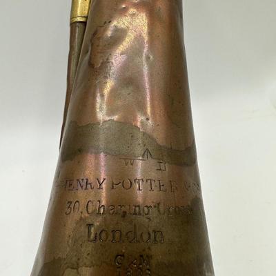 Henry Potter & Co. London Brass Bugle from 1886