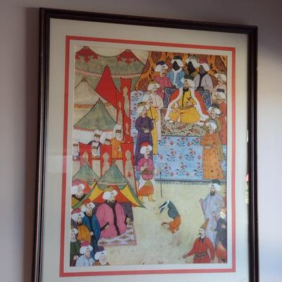 Colorful Persian Framed Art Print