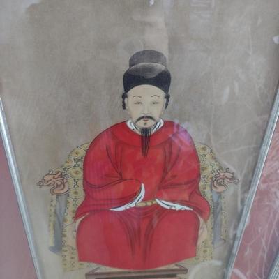 Framed Art Print Chinese Elder Wall Decor
