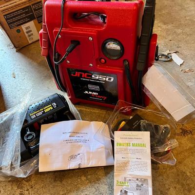 Lot - JNC 950 Jump N Carry, Cordless Air Inflator, Priority Start System Protector