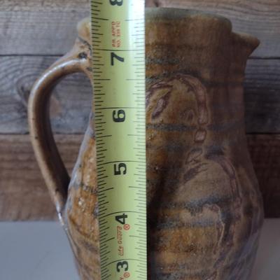 Hand Thrown Pottery Water Pitcher  by Fran Symes