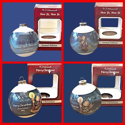 6 - M I Hummel Annual Edition Chrismas Ornaments