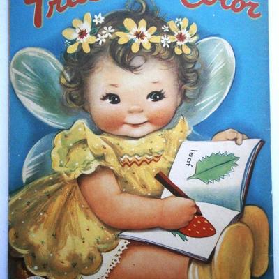 "Trace and Color" Coloring Book