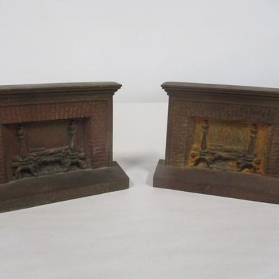 Antique Cast Iron Bookends