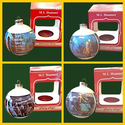 6 - M I Hummel Annual Edition Chrismas Ornaments