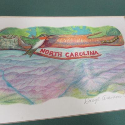 Signed Watercolor Artwork By Doreyl Ammons Cain