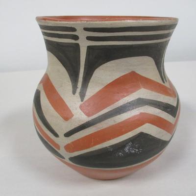 Signed Hand Thrown  Pottery Bowl By Mary Tenario