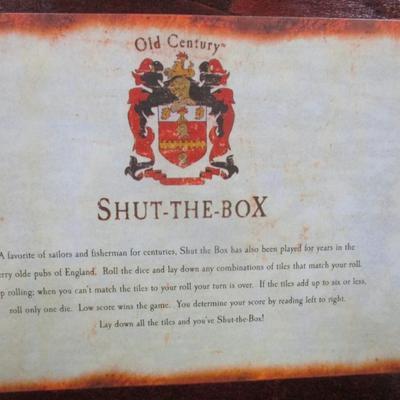 Old Century Shut The Box Game