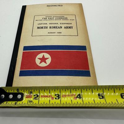 North Korean Army Book