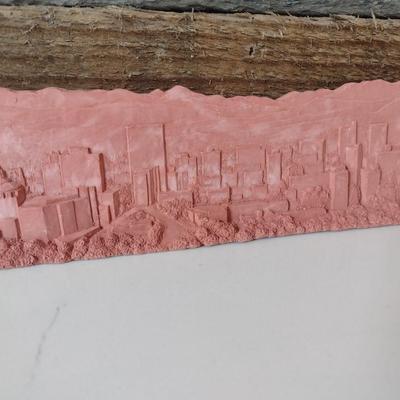 Clay Imprint Art City Scape by Michael Strawderman