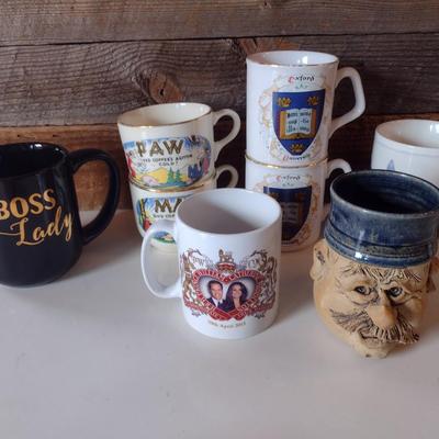 Collection of Whimsical Coffee Mugs