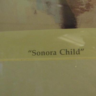 Signed and Numbered Framed Print- 'Sonora Child'- Harley Brown