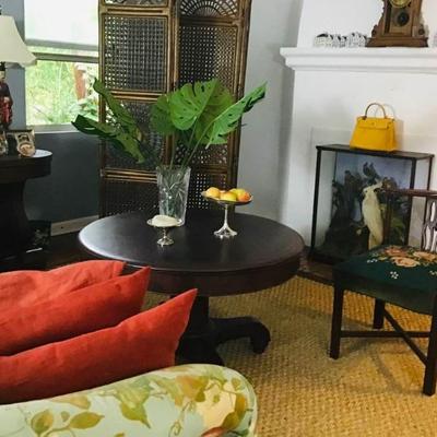 Mahogany Circle COFFEE TABLE