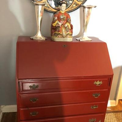 Solid Mahogany COLONIAL MFG SECRETARY
