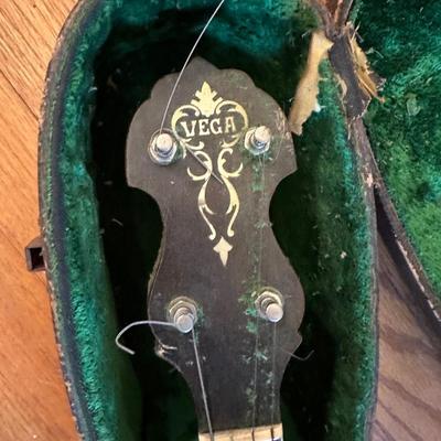 Antique Vega Banjo w/ Carrying Case