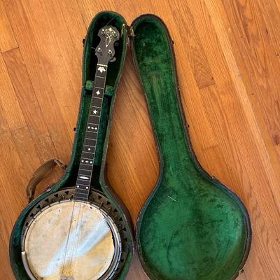 Antique Vega Banjo w/ Carrying Case