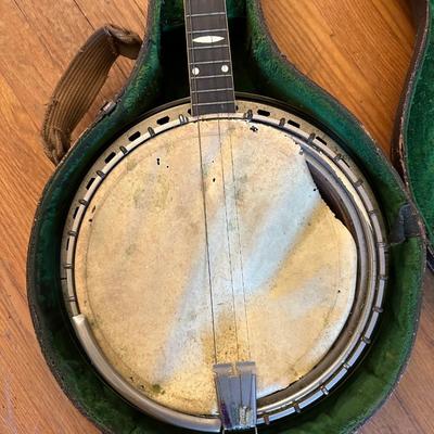 Antique Vega Banjo w/ Carrying Case