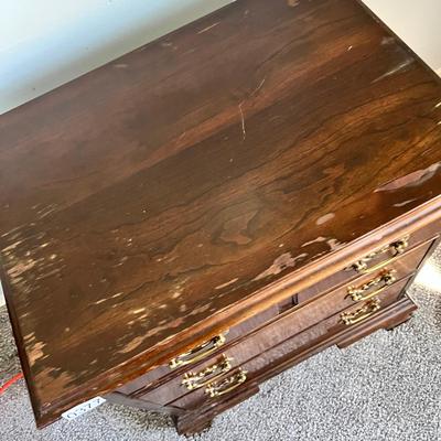 Leopold Stickley 3 Drawer Nightstand