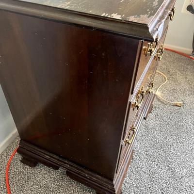 Leopold Stickley 3 Drawer Nightstand