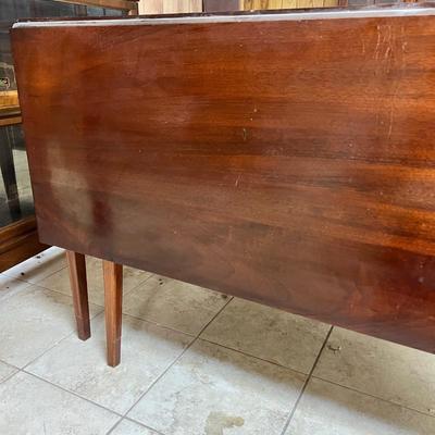 Antique/Vintage Drop Leaf Swing Leg Table