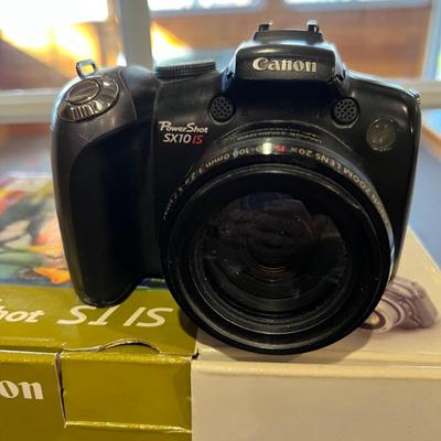 Camera Lense Lot - Canon Power Shot, Minolta Maxxum 50