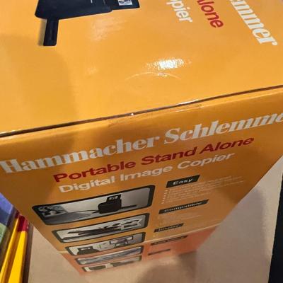 NIB Hammacher Schlemmer Portable Digital Image Copier + Photo Paper
