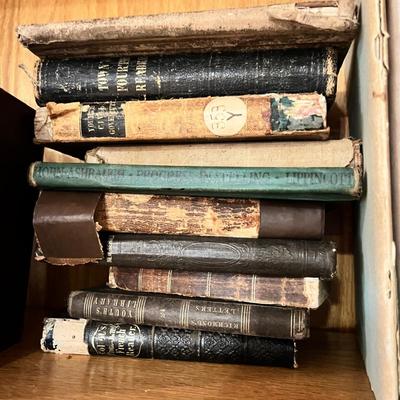 Lot of Antique Books Dating Back Late 1800's