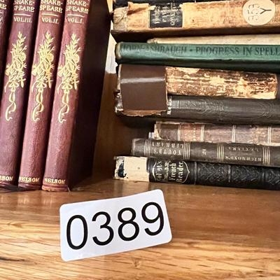 Lot of Antique Books Dating Back Late 1800's