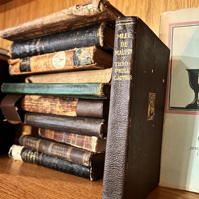 Lot of Antique Books Dating Back Late 1800's