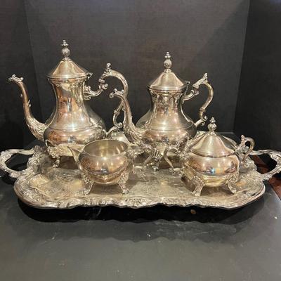 Antique F. B. Rogers Coffee Tea Serving Set