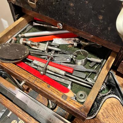 Antique 7 Drawer Machinist Tool Box