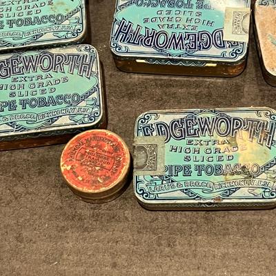 11 Antique Vintage Tins Lot