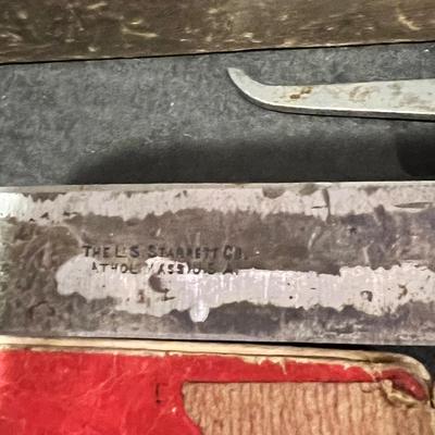 Antique Starrett Machinist Tool Lot