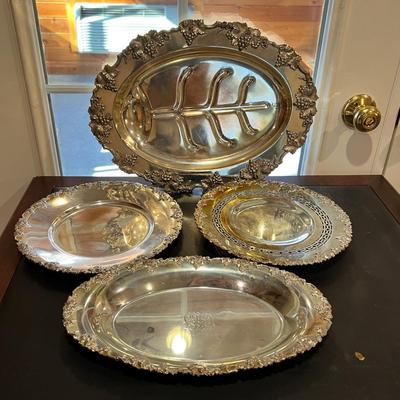 Silver Plate Serving Set