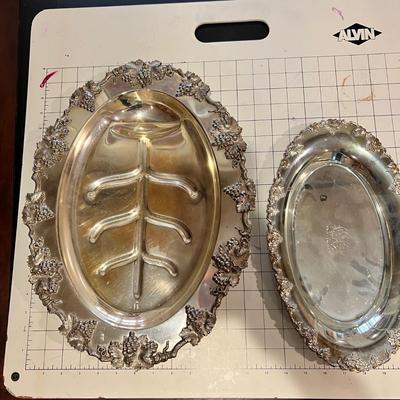 Silver Plate Serving Set