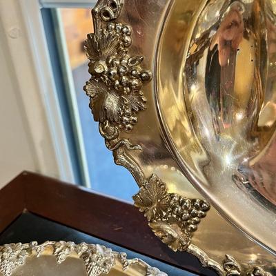 Silver Plate Serving Set