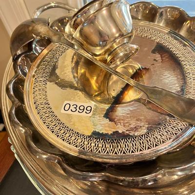 Antique Vintage Silver Plated Lot