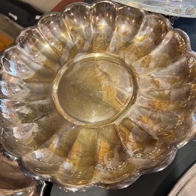 Antique Vintage Silver Plated Lot