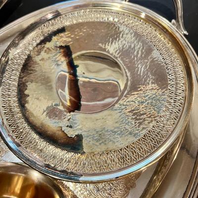 Antique Vintage Silver Plated Lot