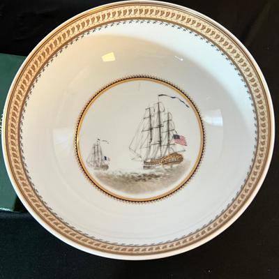 Virginia Metalcrafters Presidents Trivet + Porcelain Sadek Bowl