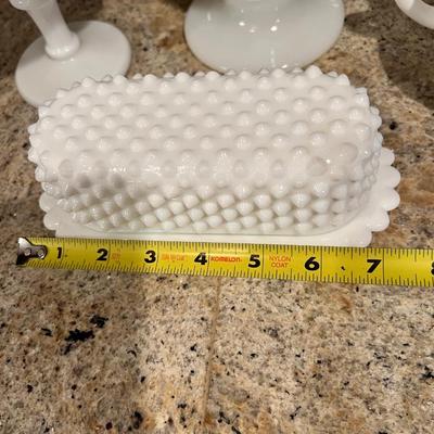 Vintage Milkglass Hobnail Lot