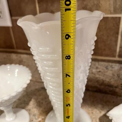 Vintage Milkglass Hobnail Lot