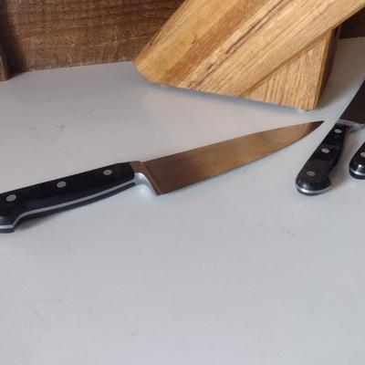 J. A. Henckels Chef Cutlery Set with Block