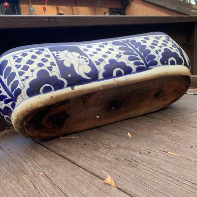 Two Hand Painted Oblong Planters (BP-HS)