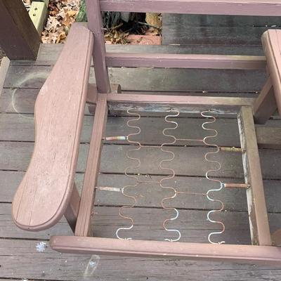Solid Wood Patio Bench (BP-HS)