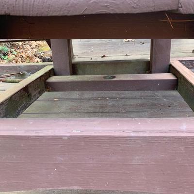 Solid Wood Patio Bench (BP-HS)