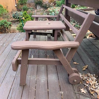 Solid Wood Patio Bench (BP-HS)
