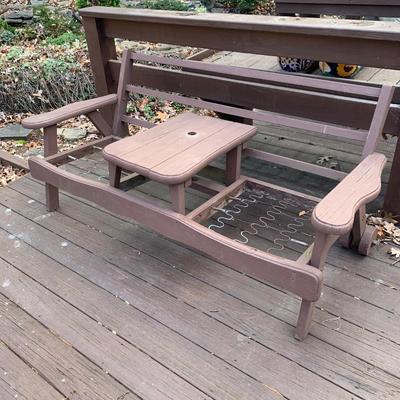 Solid Wood Patio Bench (BP-HS)