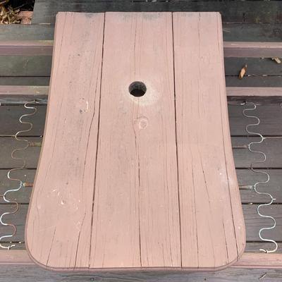 Solid Wood Patio Bench (BP-HS)