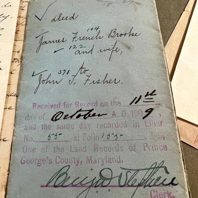 Large Lot Antique Ephemera Deeds, Wills - Earliest c. 1812